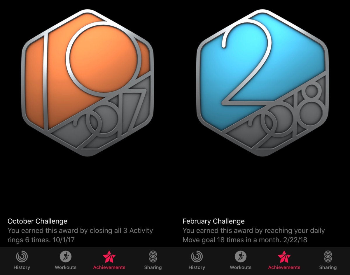 activity monthly challenges