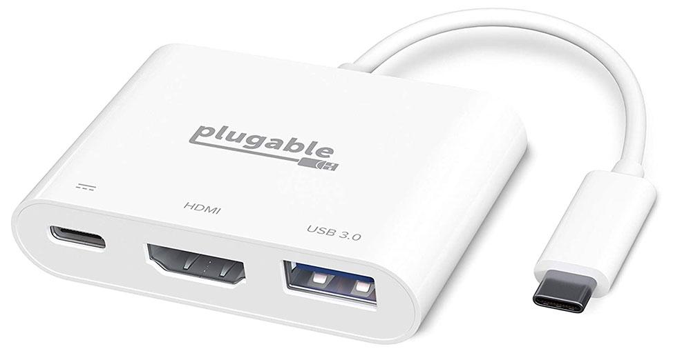 Plugable USB-C to HDMI Multiport Adapter - Best alternative to Apple AV Multiport Adapter